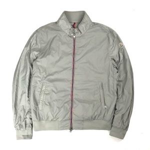 RARE mens Moncler Darlan Grey Bomber Jacket Sz 6/L